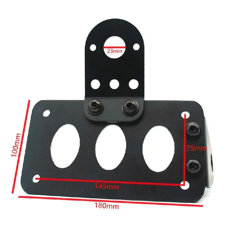 Мотоцикл боковое Крепление лицензионный кронштейн держатель номерной знак для