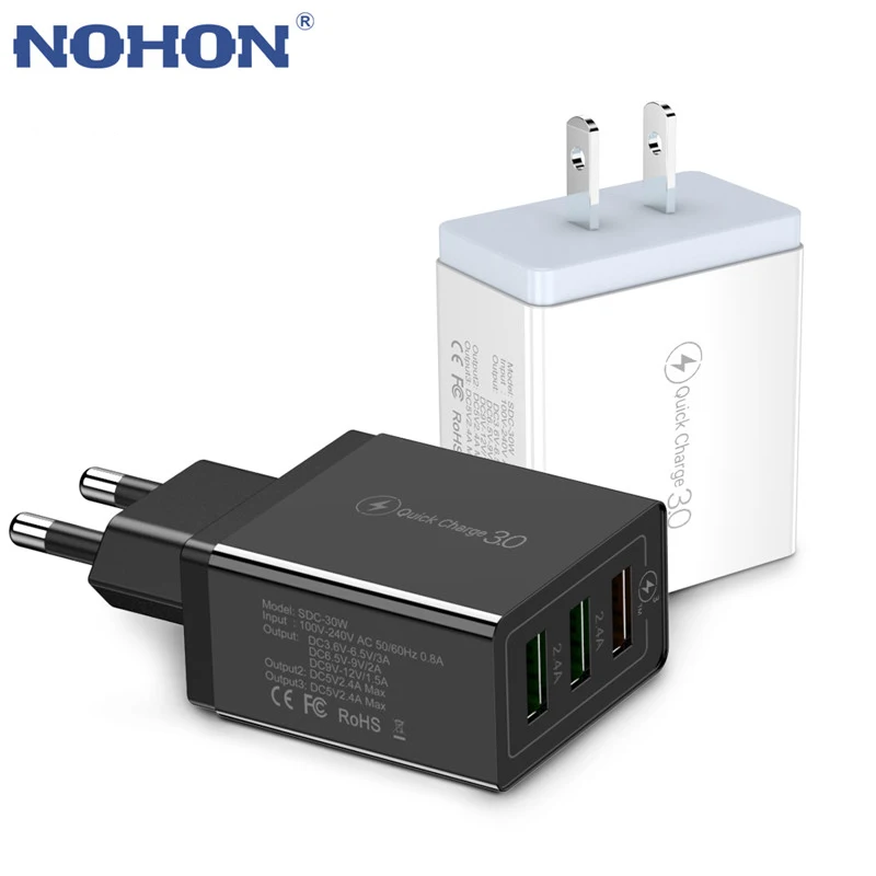 USB Quick charge 3 0 для iPhone 11 XS Max X 8 7 6s iPad быстрое настенное зарядное устройство Samsung S10 Xiaomi