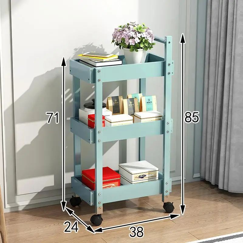 

Organization Cosas De Cocina Kitchen Sponge Holder Storage Rack Estanteria Prateleira Trolleys Organizer with Wheels Shelf
