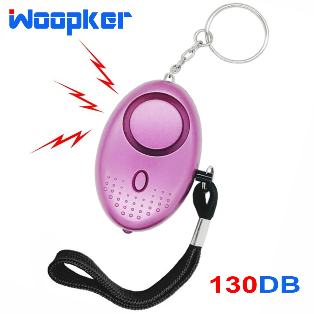 

Self Defense Siren Safety Alarm for Women Keychain with LED Light 130dB Mini Personal Alarms Security Keychain