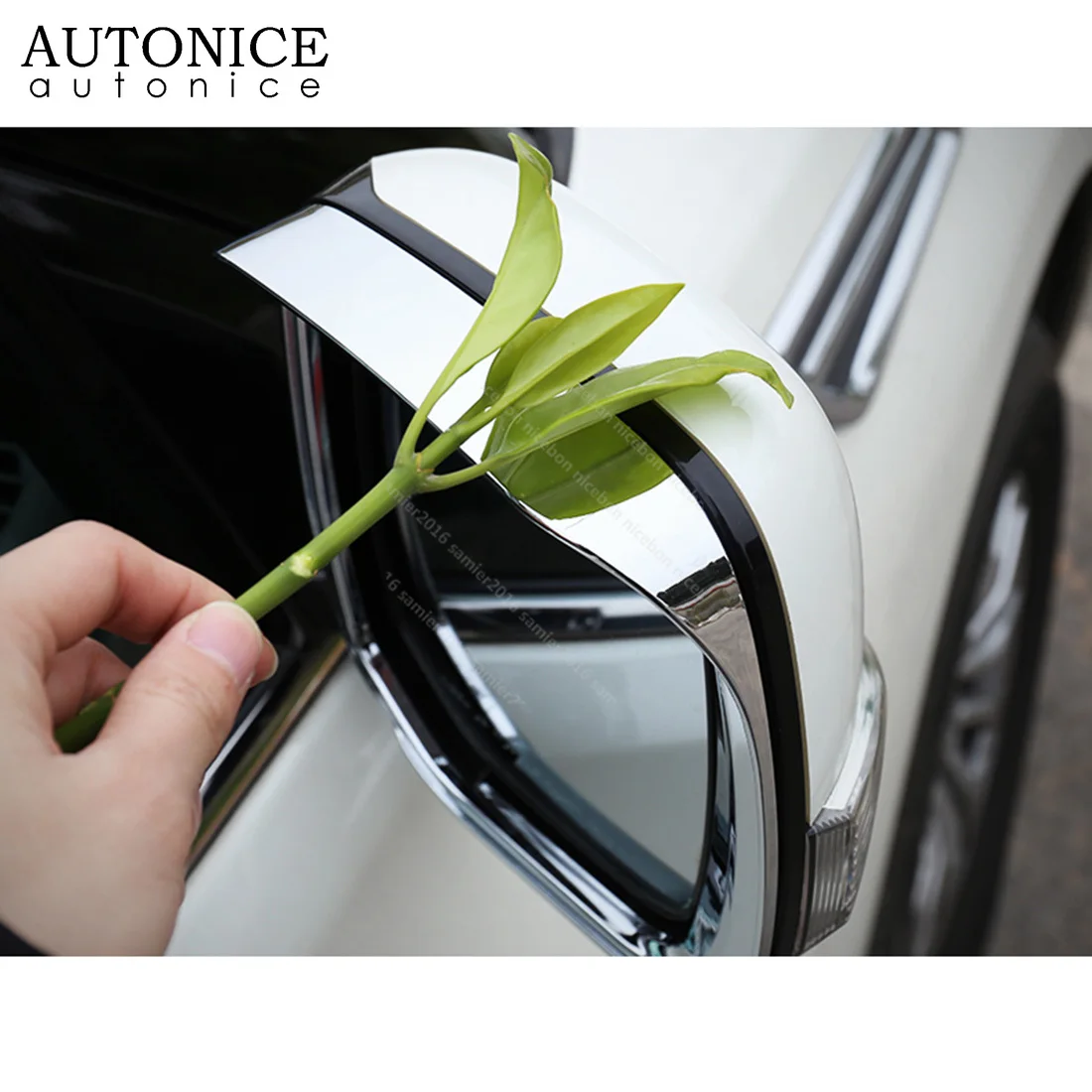 Козырек от дождя ABS крышка зеркала боковой двери подходит для Nissan Patrol Y62 Armada Infiniti