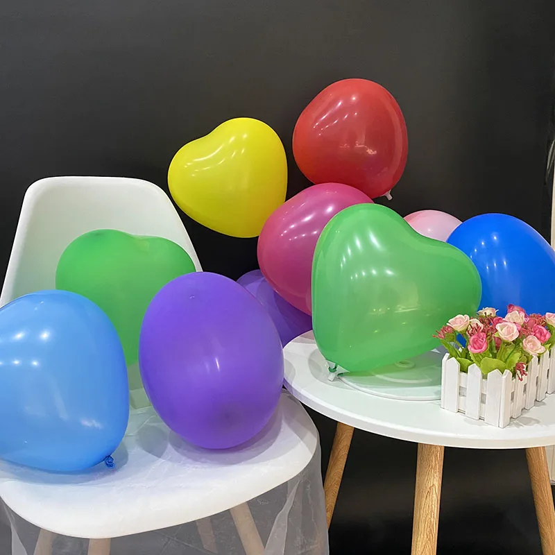 

12inch Heart Balloons Mixed Color Globos Valentine's Day Balloon Wedding Engagement Love Ballon Party Decorations Arch Baloon