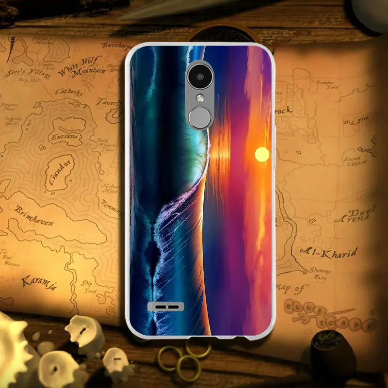 Image 1 Фантазия закат пейзаж мягкий силиконовый для мобильных телефонов, чехлы для LG K4 K7 K8 K10 V10 V20 V30 G2 G3 мини G4 G5 G6 стилусы Nexus 5X - Цвет: Image 1