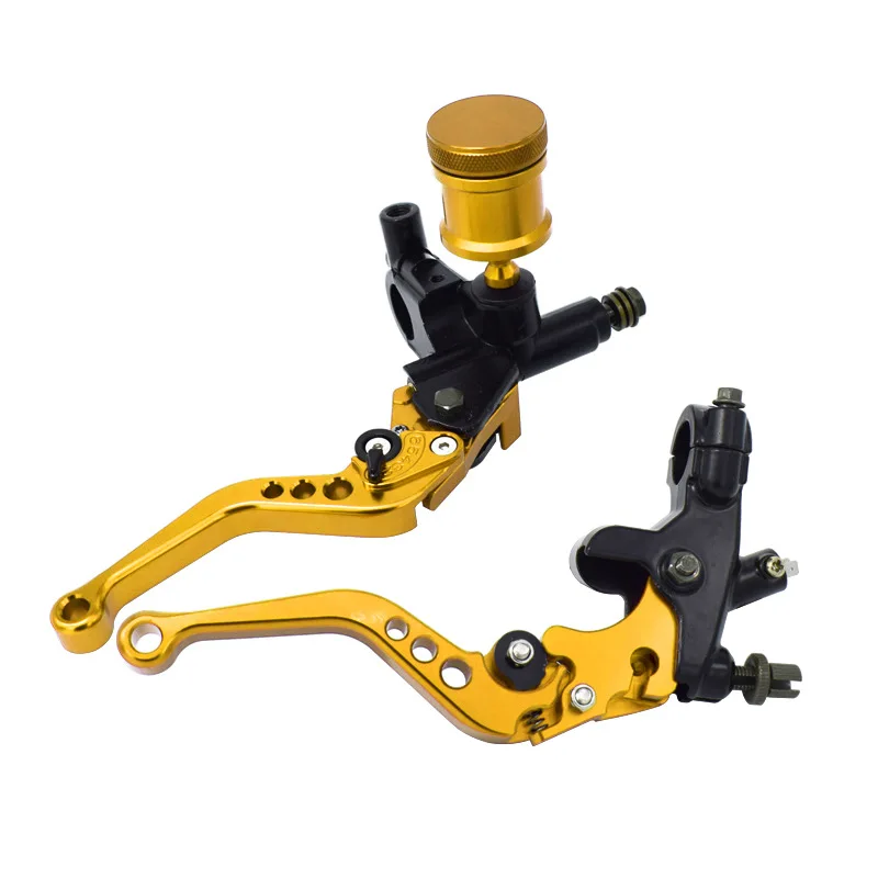 

22mm handlebar for locomotive electric motorcycle accessories: General modification CNC brake clutch upper pump horn handle rod