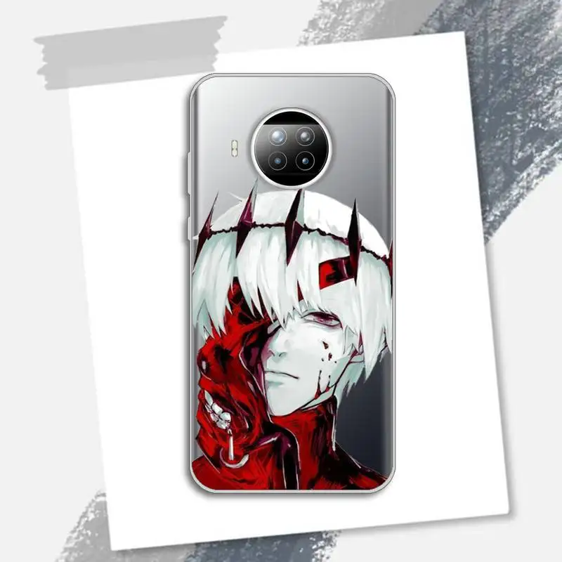 

Tokyo Ghoul Trendy Anime Kaneki Ken Phone Case Transparent for Xiaomi Redmi note 10 t 8 9 pro lite 11 shell cover funda