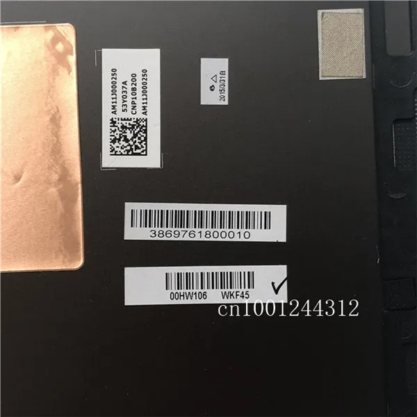 new original for lenovo thinkpad 8 lcd rear top lid back cover lcd shell top lid rear cover 00hw106 free global shipping