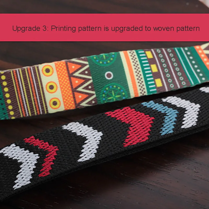 LONGTEAM укулеле Холтер шеи характерный плечевой ремень богемный тканый узор крюк