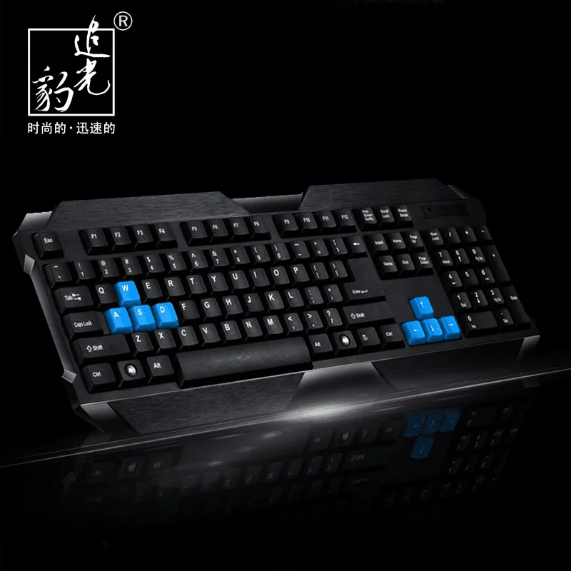 

107 key cable USB computer games waterproof single keyboard popular style