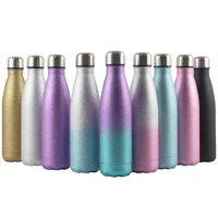 luxury double vacuum thermos cup fashionable stainless steel super large capacity bullet shaped thermos simple household items