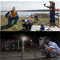 Home 3200W Portable Generator Low Noise Gasoline Frequency Conversion 220V Power Generation RV Charge All Copper Motor
