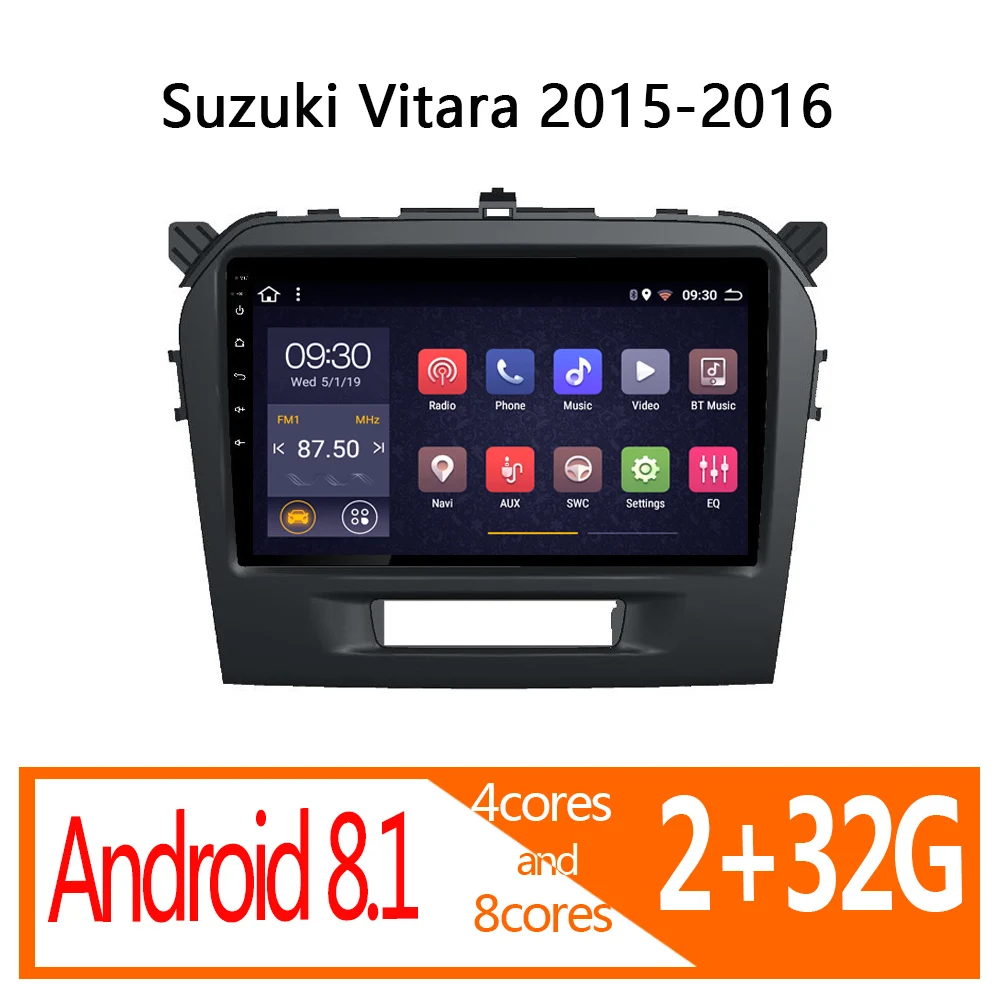 Авторадио 2G + 32G android для Suzuki Vitara 2015 2016 автомобильное радио coche аудио Авто Стерео atoto