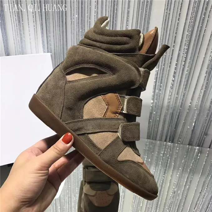 dark grey Женские новые стильные классические модные дизайнерские женские ботинки высокого качества из натуральной кожи осенне-зимние кроссовки - Цвет: dark grey