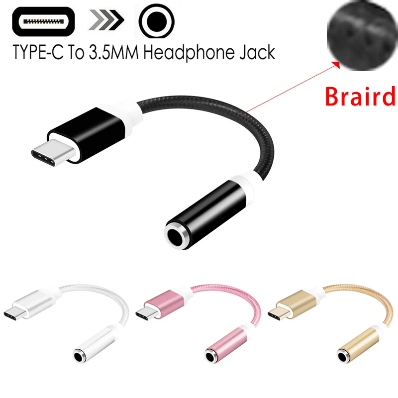 Переходник типа C на 3 5 мм аудиоадаптер для наушников кабель переходник USB Aux Huawei P20