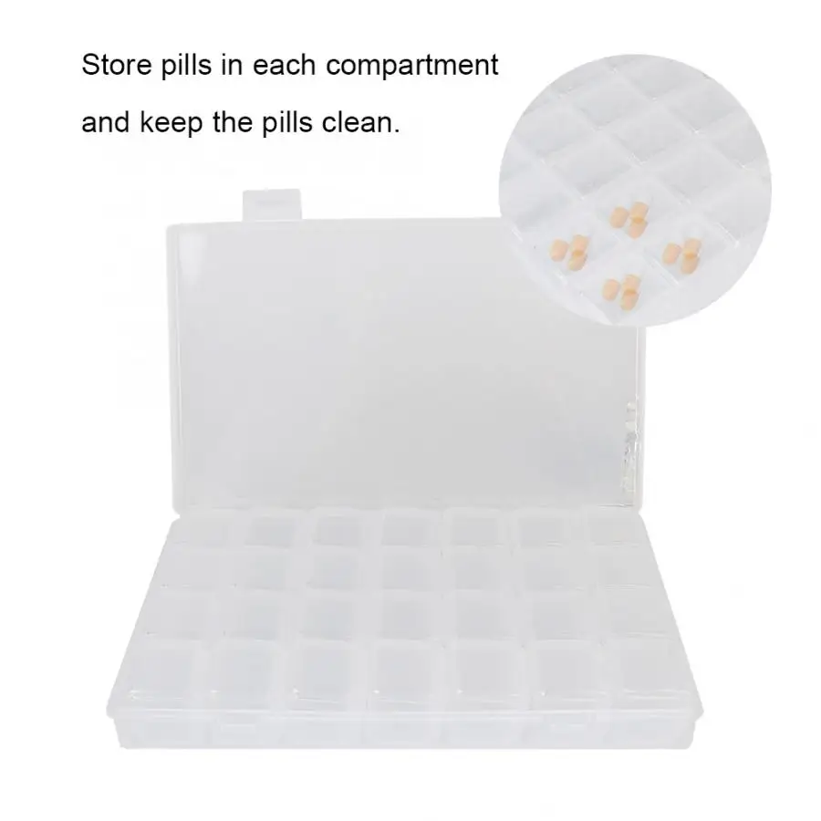 28 сетки таблетки коробочка для медицинских целей коробка 7 дней еженедельник