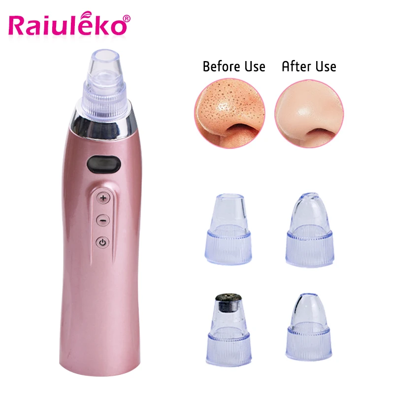 Microdermabrasion Blackhead Remover Vacuum Suction Face Pimple Acne Comedone Extractor Facial Pores Cleaner Skin Care Tools Hot | Красота и