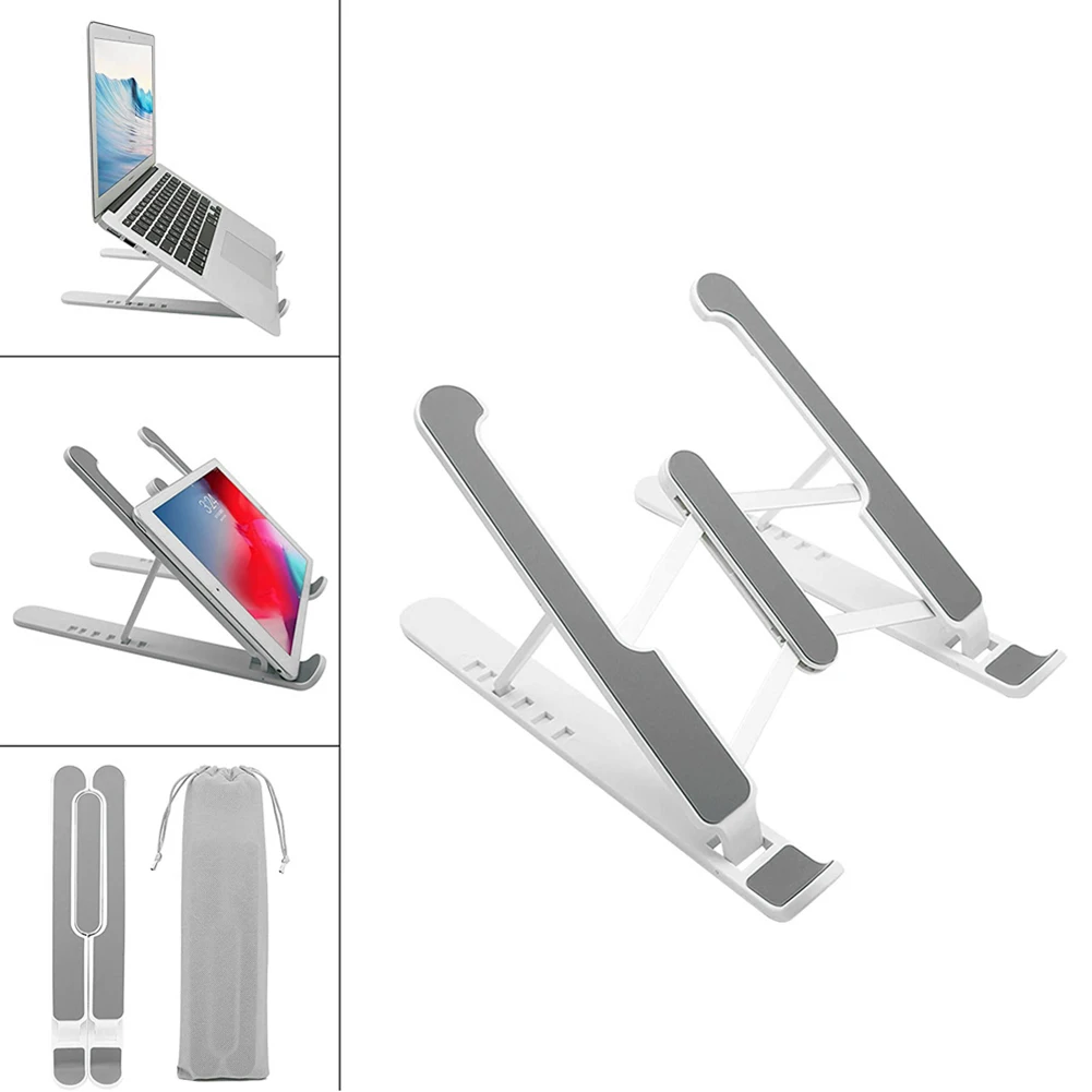 Складной держатель для ноутбука подставка и ПК регулируемая Нескользящая