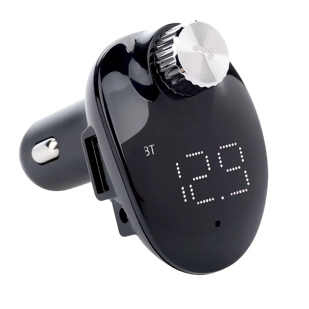 Портативный двойной USB fm передатчик автомобильное быстрое зарядное устройство