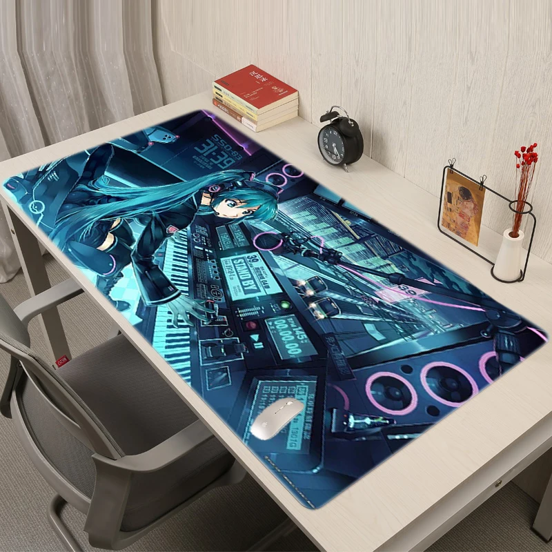 

Игровой коврик для мыши в стиле аниме для девочек, Настольный Коврик для компьютерной мыши Xxl, милые игровые аксессуары, Настольный коврик д...