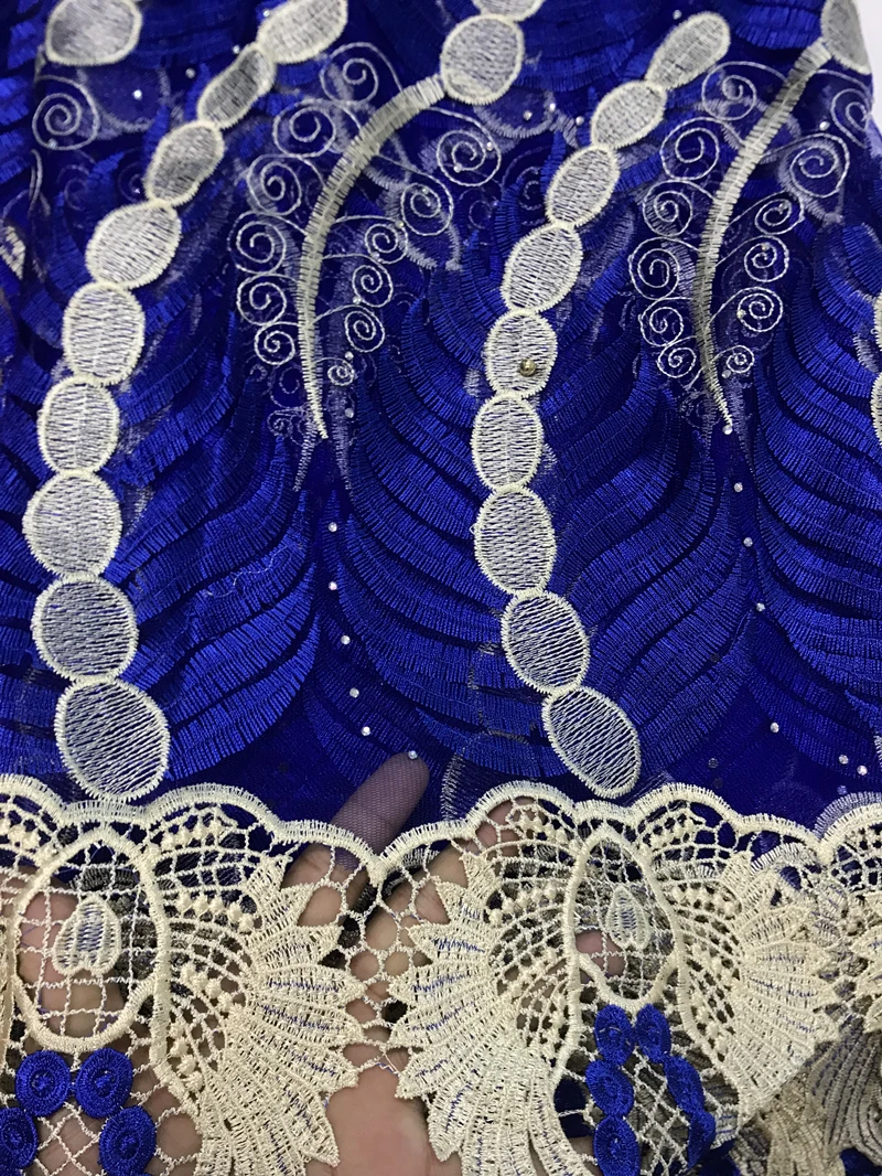 Африканская кружевная ткань тюль кружево с Нигерией гипюр 5 ярдов/шт для платья