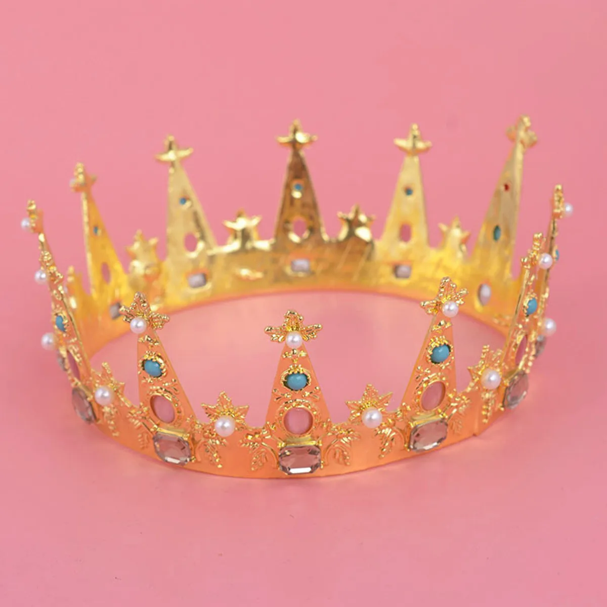 Барокко кристалл Винтаж королевская Королева Король диадема и короны