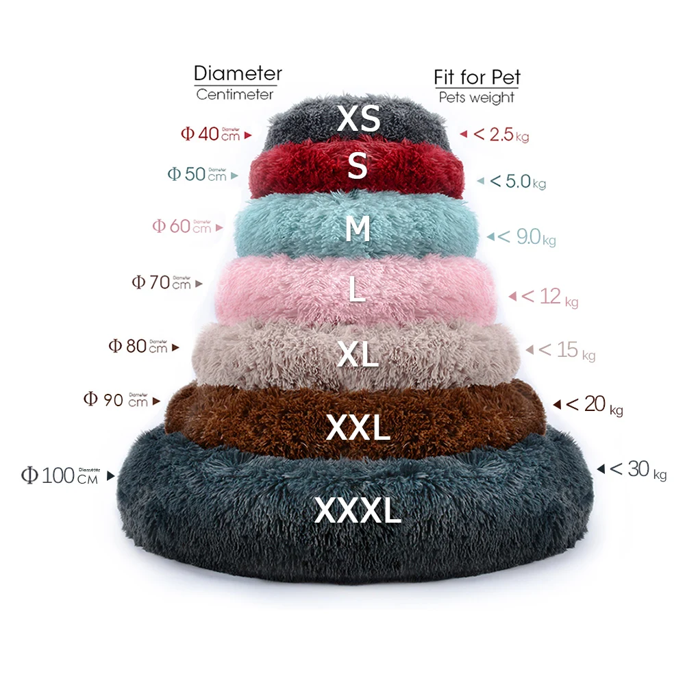 Мягкая кровать для домашних животных моющийся плюшевый домик собак питомник