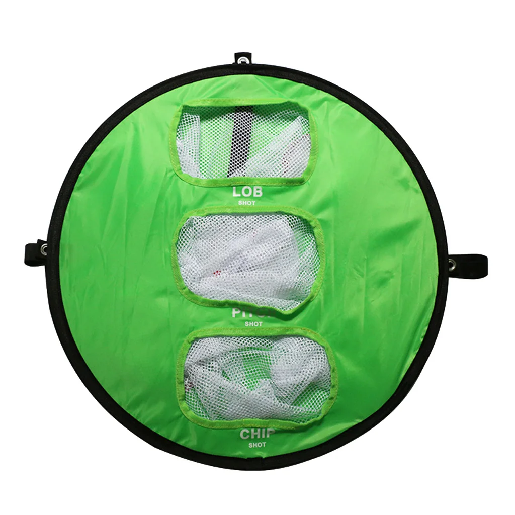 

Golf Chipping Net Backyard Indoor Outdoor 5-Hole Pitching Cage Training Aids