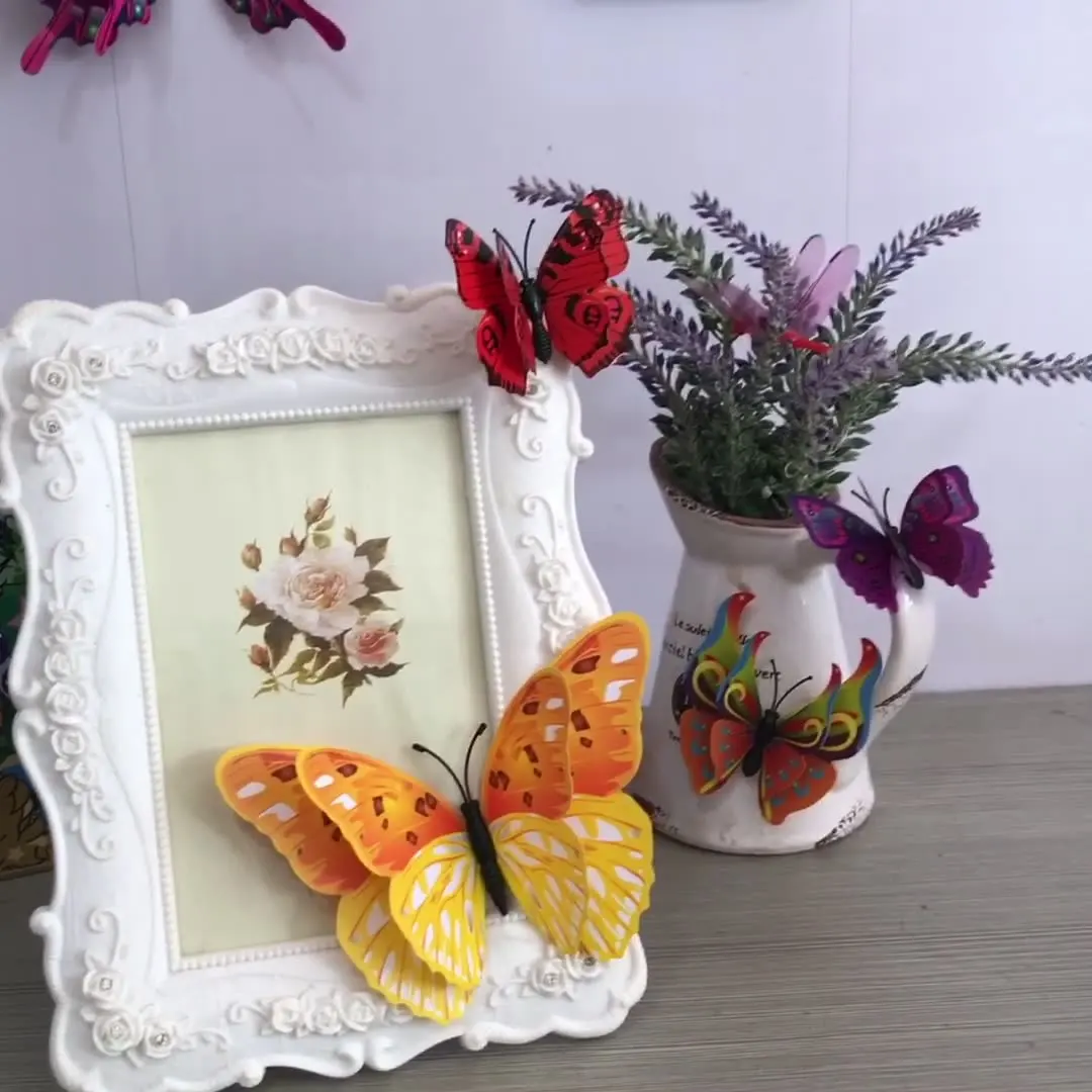 

3d Double Layer Simulation Creative Home Living Room Background Wall Decoration Stickers Pvc Color Wall Stickers