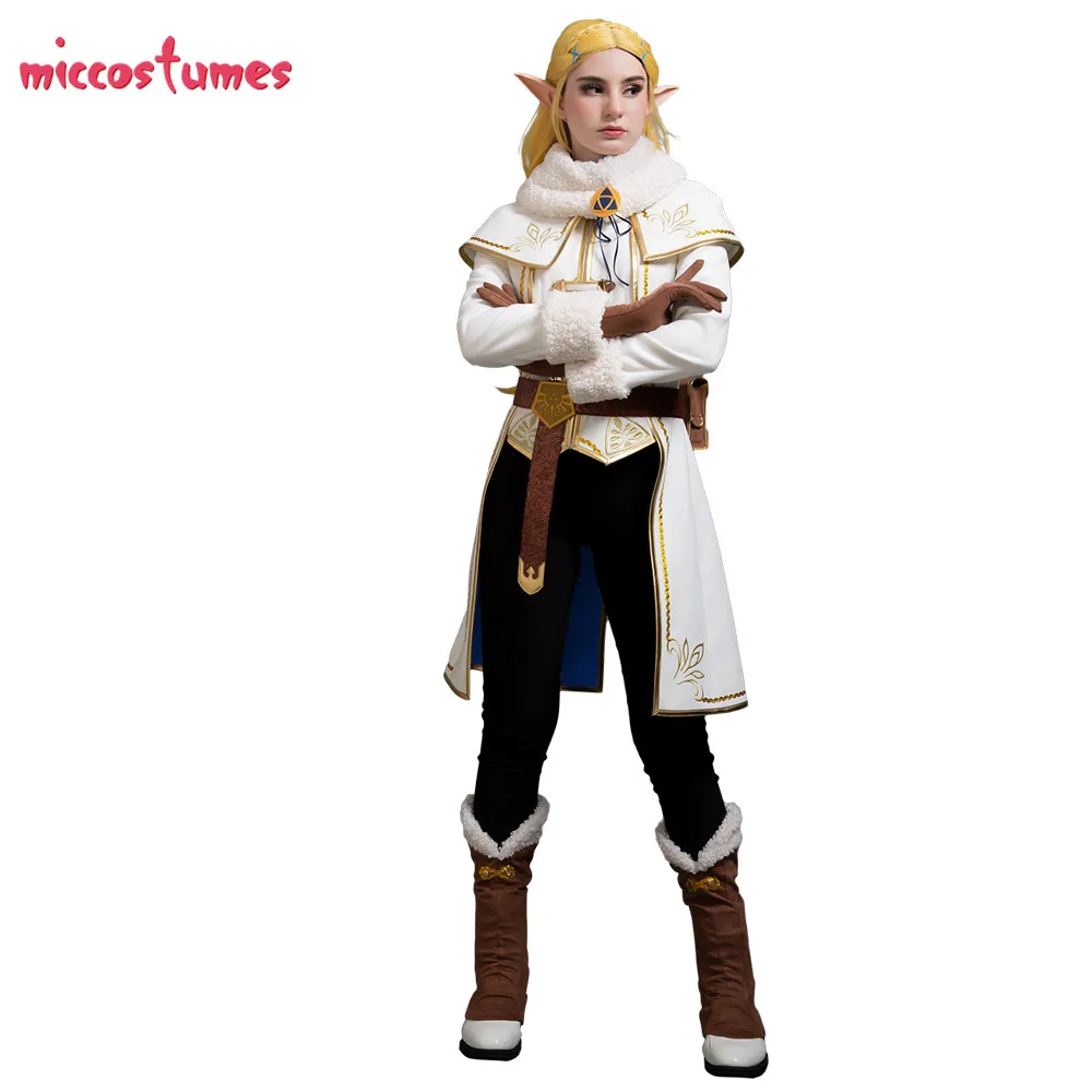 Zelda/зимняя одежда; Zelda botw; Косплей; легенда о Зельде; дыхание диких принцесс; Zelda; карнавальный костюм