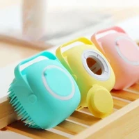 bath brush with hook soft silicone baby showers cleaning mud dirt remover massage back scrub showers bubble portable brushes