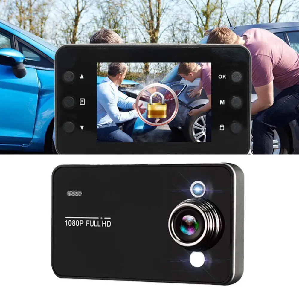 

2.4inch LCD Car DVR Black Dashboard Night Vision Camera Video Mini Loop Dash Recording Cam DVRs Recorder K5M0