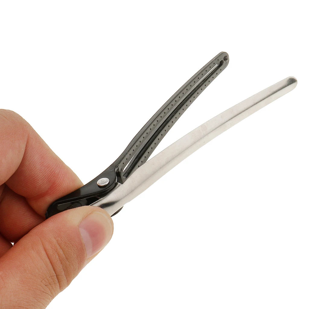 

24PCS Duck Bill Hair Clips Barber Plastic Alligator Hair Grip Hairpins Black