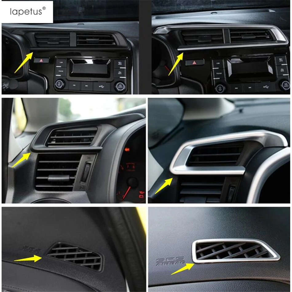 Аксессуары Lapetus для Honda FIT Jazz 2014 2019 панель приборов Кондиционер выход переменного