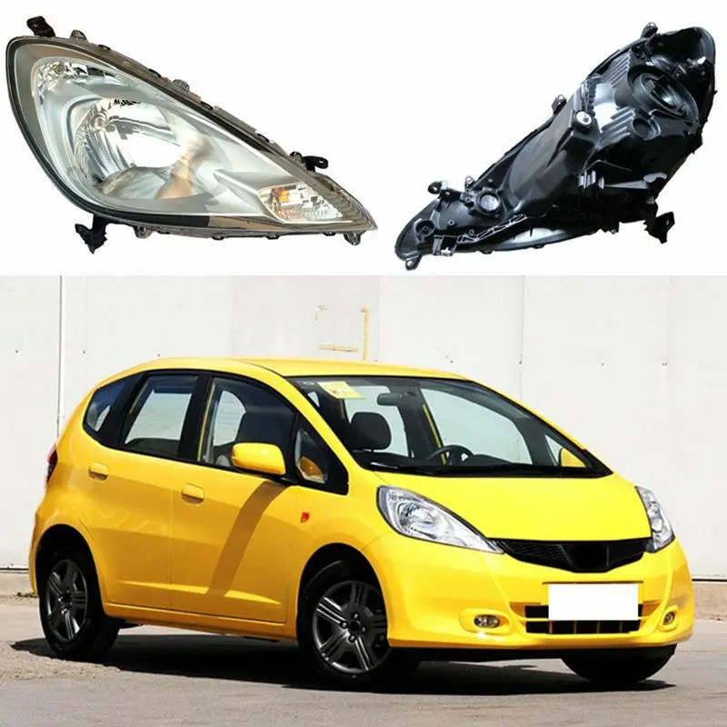 Для Honda Fit Base'Hybrid'Twist 2011 2012 2013 передняя сборка фара черная крышка|Фара для авто в