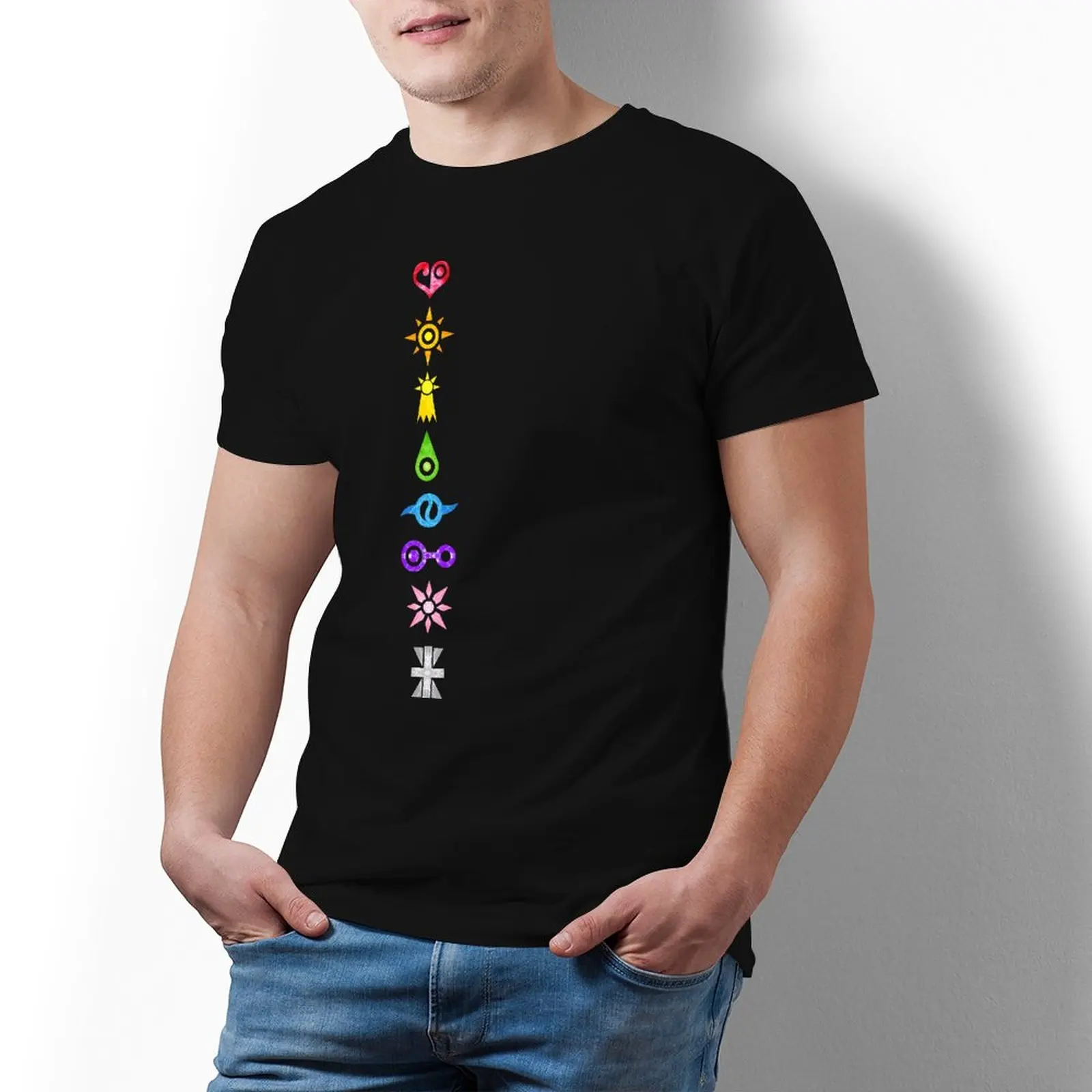 

Мужская футболка Digimon, потрясающая хлопковая Футболка с графическим рисунком, Классическая футболка с коротким рукавом 4xl