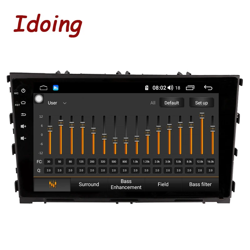 Автомобильный мультимедийный плеер Idoing 10 2 дюйма 1DIN Android радио для Hyundai MISTRA 2012 2017 GPS