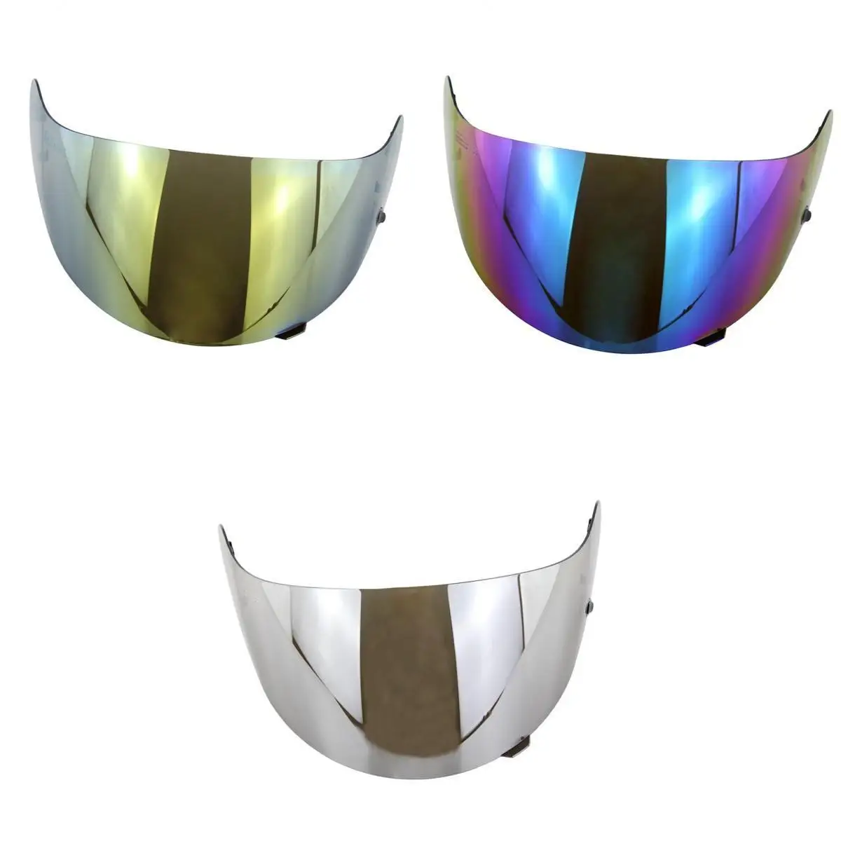 

3 Pieces Motorcycle Motorbike Full Face Helmet Visor Shield for HJC AC-12