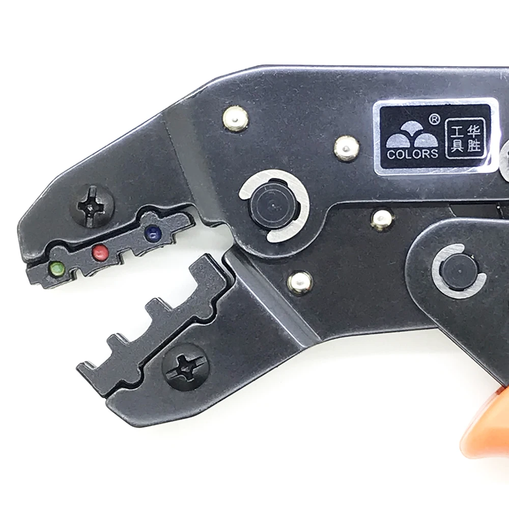 Цветные оригинальные обжимные клещи Емкость 0 25-2 5 мм2 23-13AWG европейский стиль