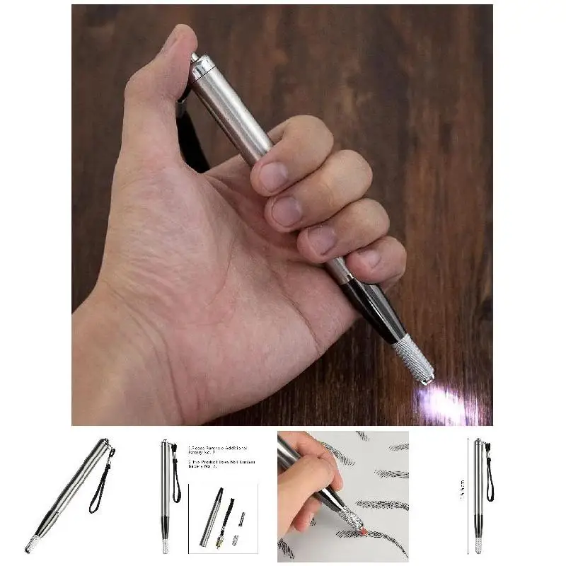 

Eyebrow Tattoo Microblading Pen Machine Embroidery Eyebrow Tattoo Makeup Lighting Tool Tattoo Machine Accessories ZGOOD