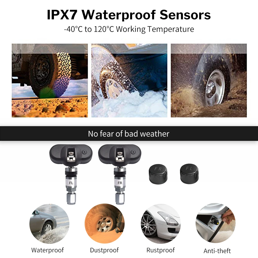 Deelife TPMS Android USB монитор давления в шинах Система для Автомобильный dvd-плеер Android gps навигация мультимедийный плеер Датчик TMPS