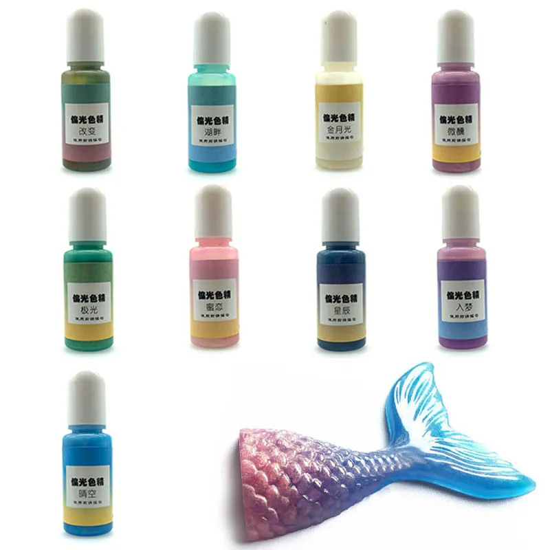 Горячее предложение Новый УФ полимерный клей Пигмент Цвет жидкий окрашивающий