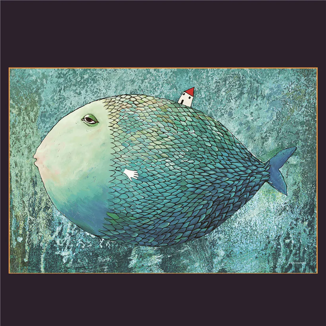 

Drop-Shipping 501Pcs Fairyland Undersea World Series Wooden Irregular Puzzle Intellectual Educational Game - Big Fish