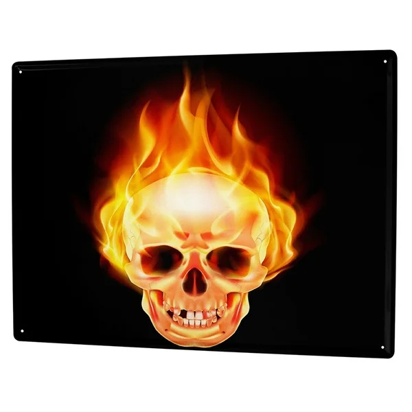 

Tin Sign XXL Hospital Skull