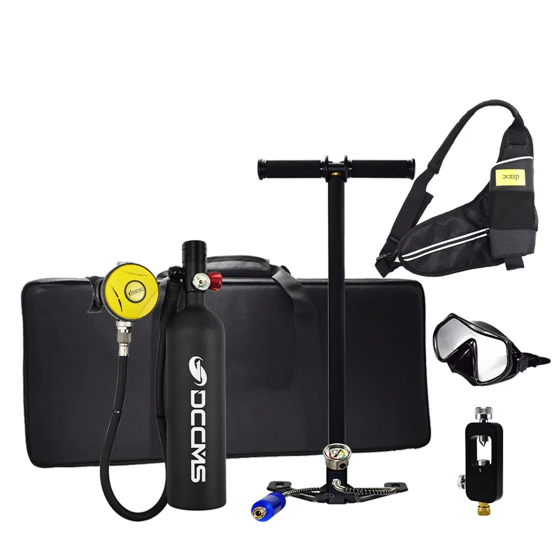 Цилиндр для дайвинга DCCMS мини-резервуар подводного плавания с кислородом 1 л