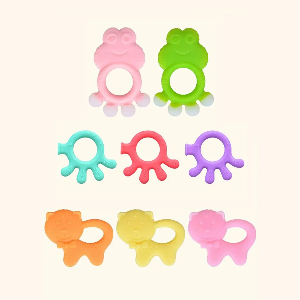 Милая игрушка для прорезывающихся зубов с героями мультфильмов детей