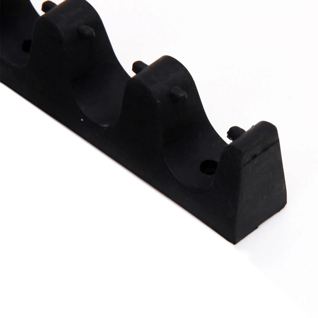 

MagiDeal High Quality Billiard Stick Rack Pool Rubber Portable Cue Holder for 3 Cues Indoor Game Club Family Party Sport Black