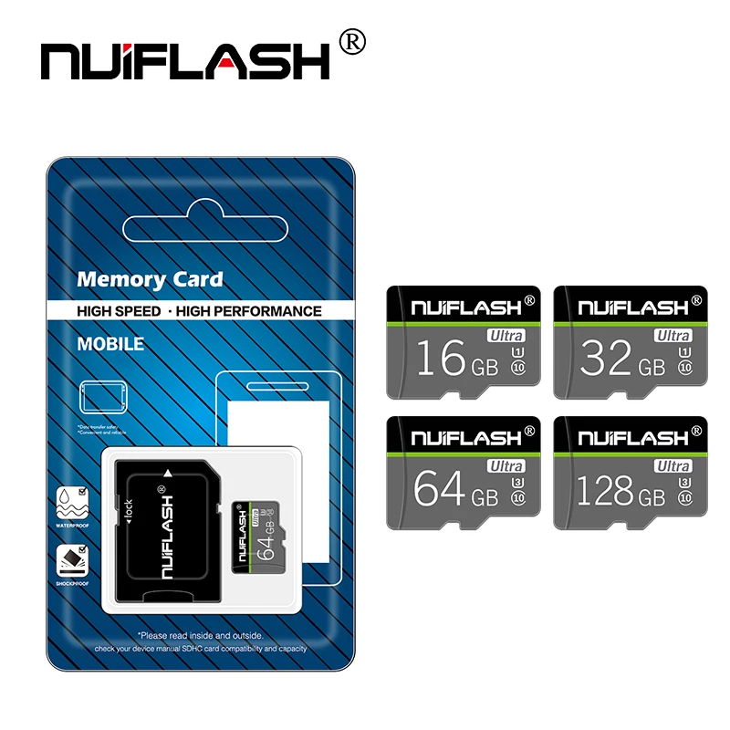 

Карта памяти Micro SD, класс 10, 128 ГБ, 64 ГБ, 32 ГБ, 16 ГБ