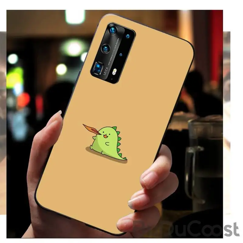 

Cartoon Dinosaur Love Heart Phone Case for huawei P40 pro lite P8 P9 P10 P20 P30 psmart 2019 2017 2018