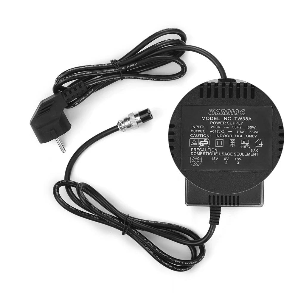 Смешивание консольный микшер Питание адаптер переменного тока 18V 1600mA 60 Вт