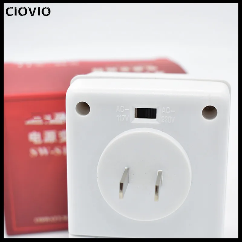 CIOVIO трансформатор 70 Вт 100 150 220 В до 110 преобразователь путешествия Двухканальный