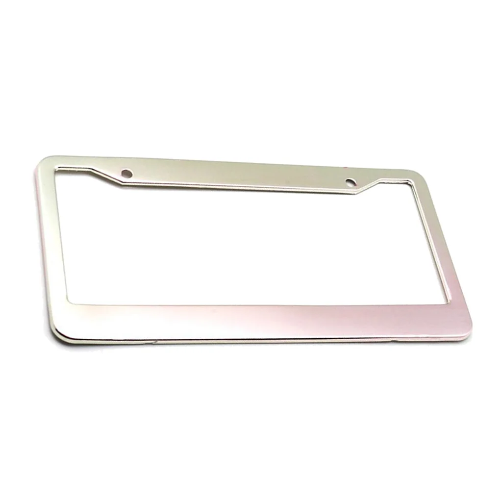

1Set License Plate Frame License Tag Cover Holder Auto Car Styling Aluminum Decorative Truck Vehicle Number plate Holder